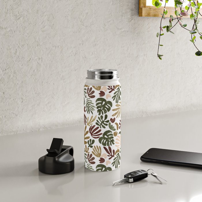 Matisse abstract jungle 17 Water Bottle Gallery Image 4