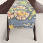 Floral Botanical Mille Fleur Pattern Table Runner Gallery Image 1