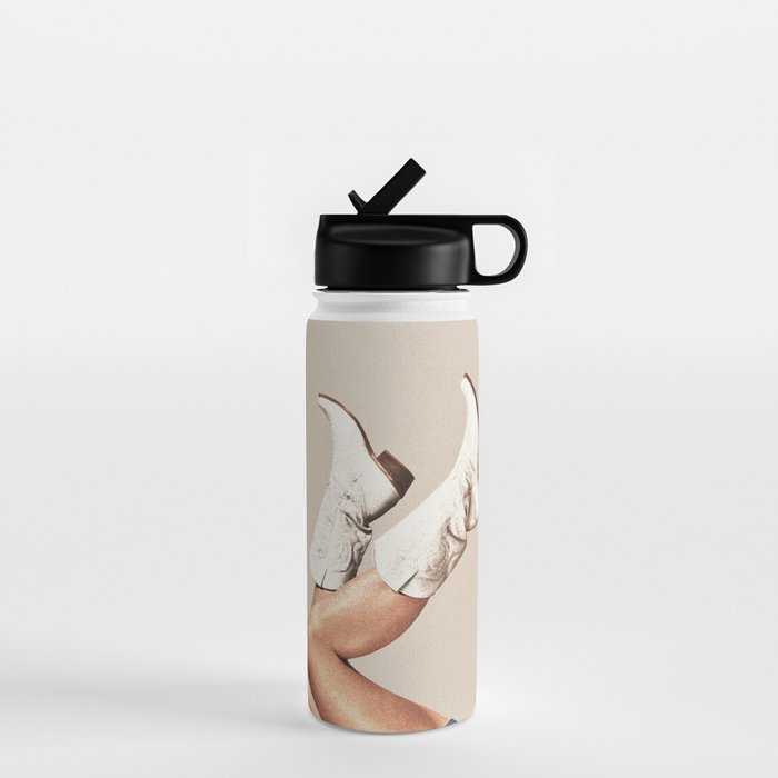 These Boots - Neutral Beige Water Bottle Gallery Image 1
