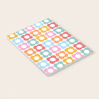 MINI DAISY FLOWER POWER PATTERN in candy PASTELS  Notebook Gallery Image 3