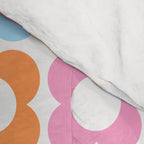 MINI DAISY FLOWER POWER PATTERN in candy PASTELS  Comforter Gallery Image 4