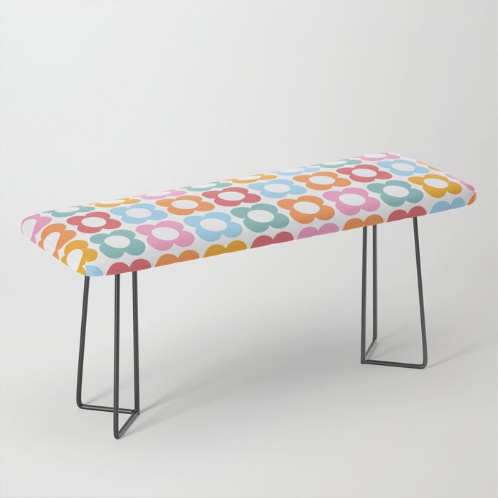 MINI DAISY FLOWER POWER PATTERN in candy PASTELS  Bench Gallery Image 1