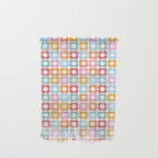 MINI DAISY FLOWER POWER PATTERN in candy PASTELS  Wall Hanging Gallery Image 1