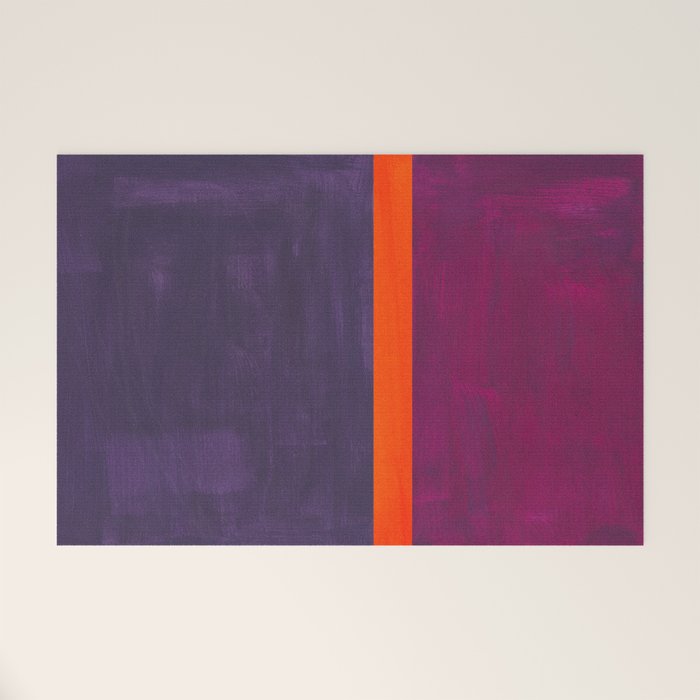 Pumpkin Mauve  Welcome Mat Gallery Image 1