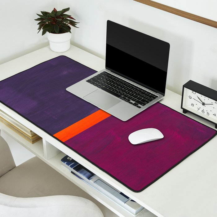 Pumpkin Mauve  Desk Mat Gallery Image 2