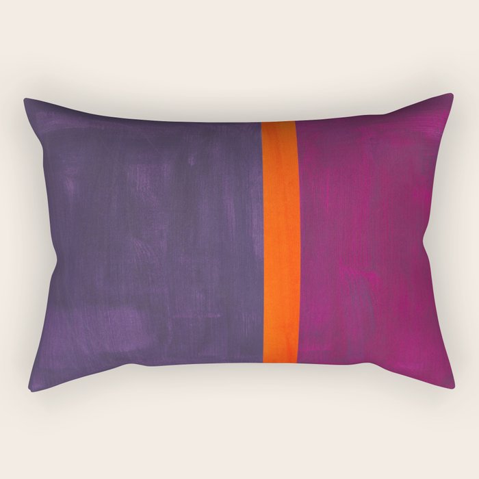Pumpkin Mauve  Rectangular Pillow Gallery Image 1