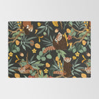 RED PANDAS IN DARK WILD NATURE Rug Gallery Image 2