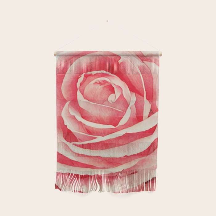 Close up pink rose Wall Hanging Gallery Image 1