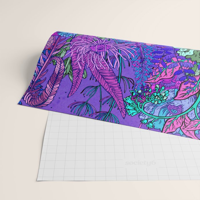 Electric Garden Wrapping Paper Gallery Image 2