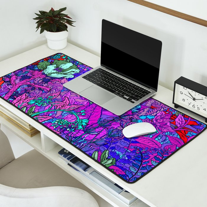 Electric Garden Desk Mat Gallery Image 2