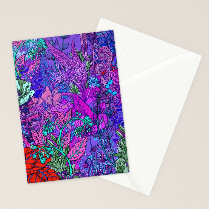Electric Garden Stationery Card Gallery Image 2