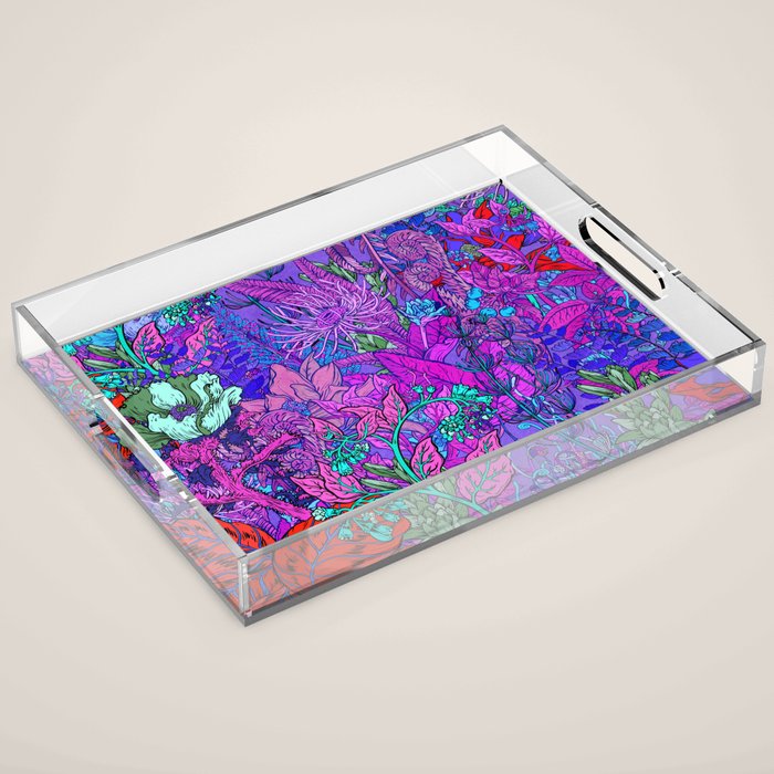 Electric Garden Acrylic Tray Gallery Image 1