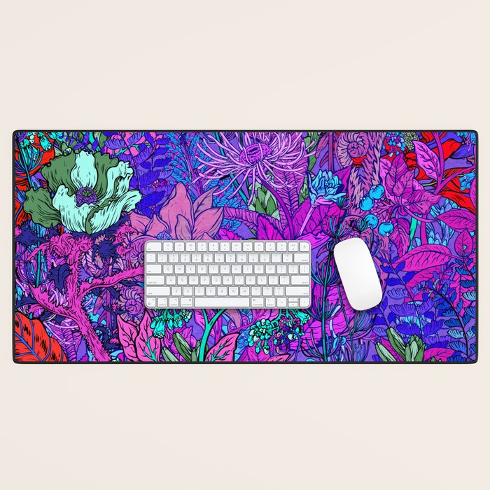 Electric Garden Desk Mat Gallery Image 1