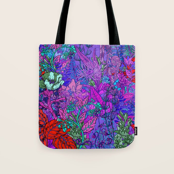 Electric Garden Tote Bag Gallery Image 1