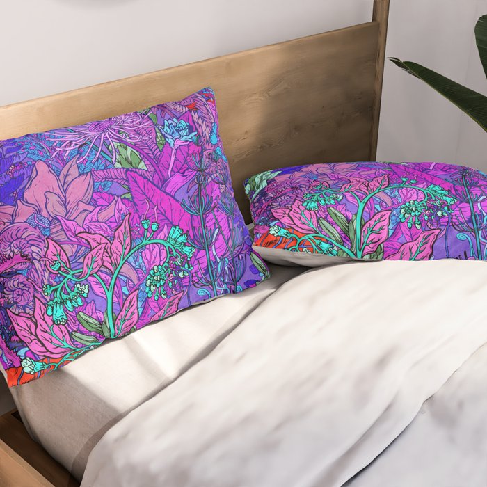 Electric Garden Pillow Sham Gallery Image 2