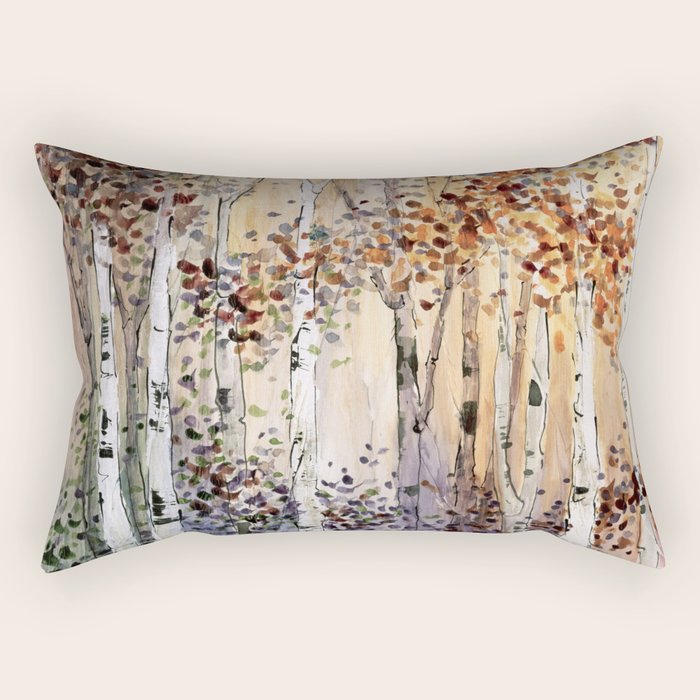 Autumn in Michigan -part of 4 season collection Rectangular Pillow Gallery Image 1