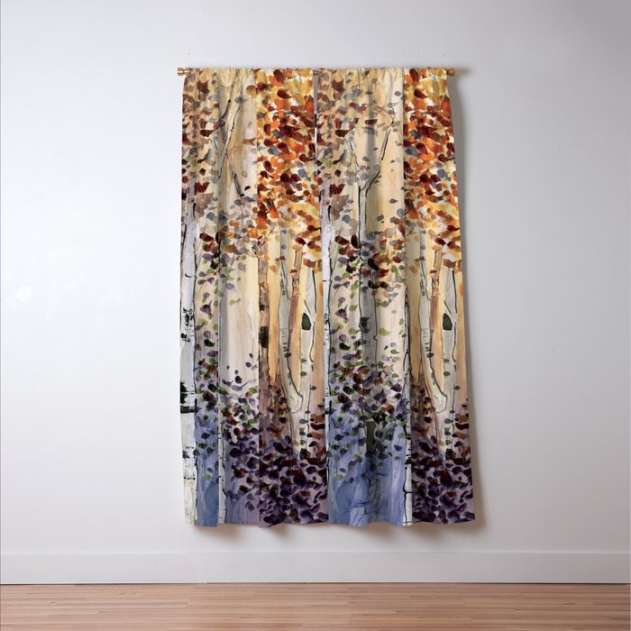 Autumn in Michigan -part of 4 season collection Window Curtain Gallery Image 3