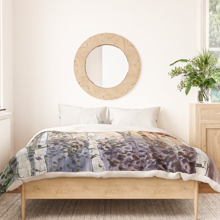 Autumn in Michigan -part of 4 season collection Duvet Cover Gallery Image 3