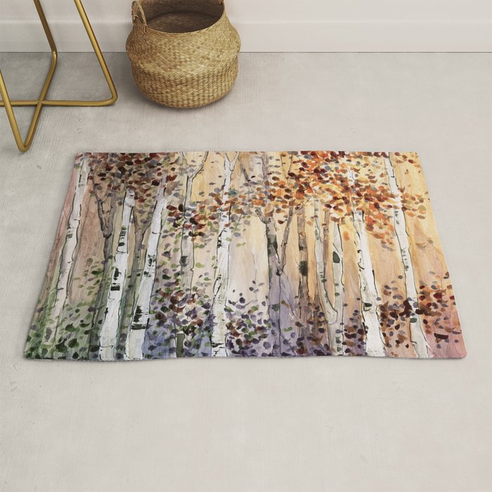 Autumn in Michigan -part of 4 season collection Rug Gallery Image 1