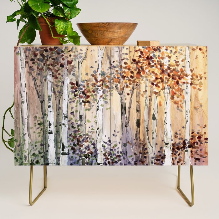 Autumn in Michigan -part of 4 season collection Credenza Gallery Image 1
