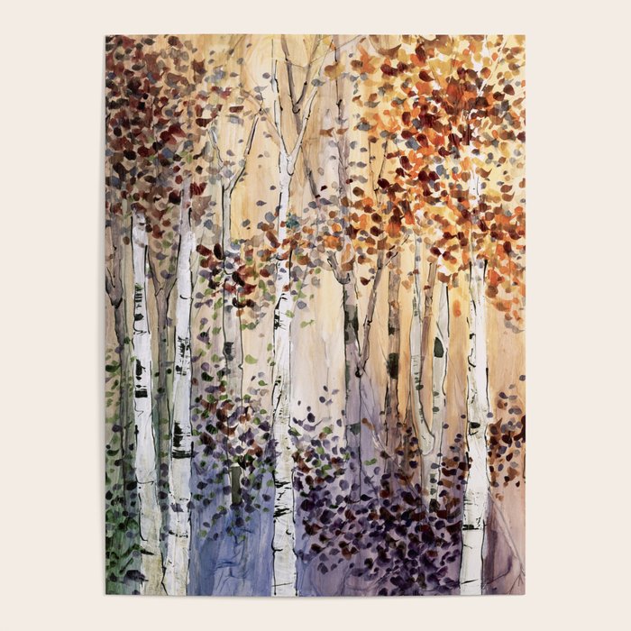 Autumn in Michigan -part of 4 season collection Poster Gallery Image 1