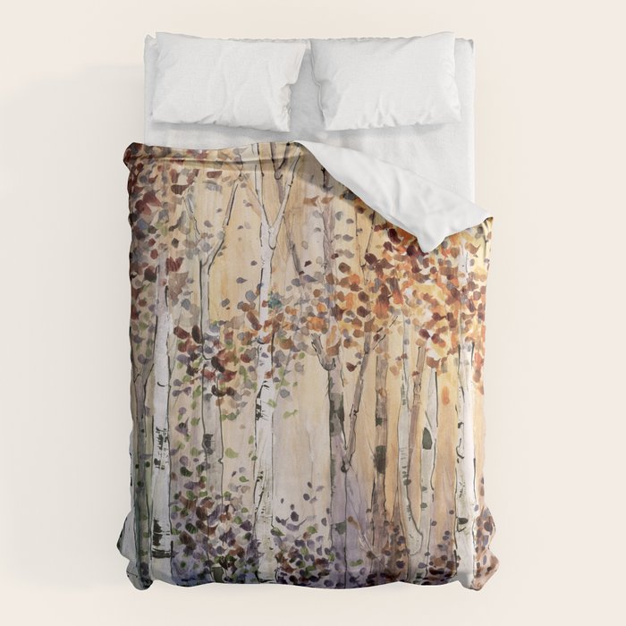 Autumn in Michigan -part of 4 season collection Duvet Cover Gallery Image 6