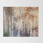 Autumn in Michigan -part of 4 season collection Throw Blanket Gallery Image 2