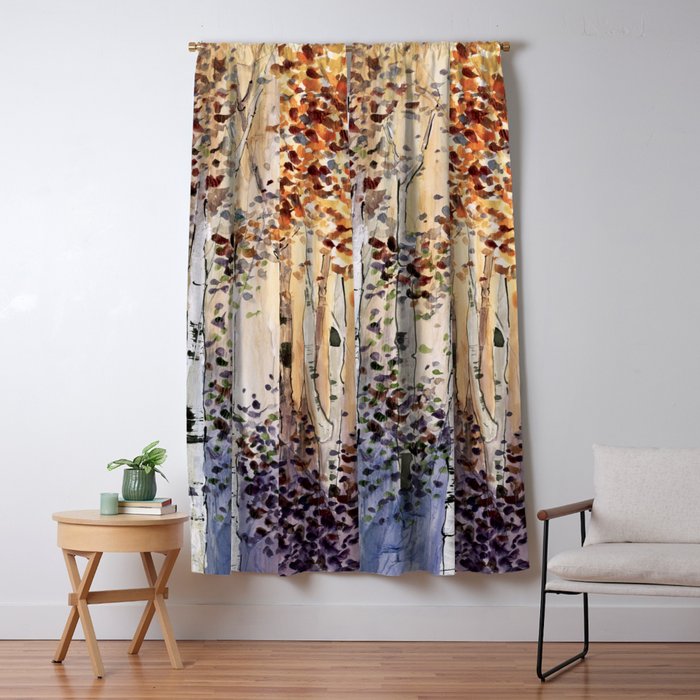 Autumn in Michigan -part of 4 season collection Window Curtain Gallery Image 5