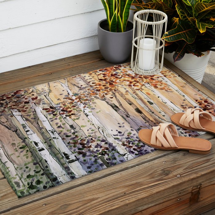 Autumn in Michigan -part of 4 season collection Outdoor Rug Gallery Image 2