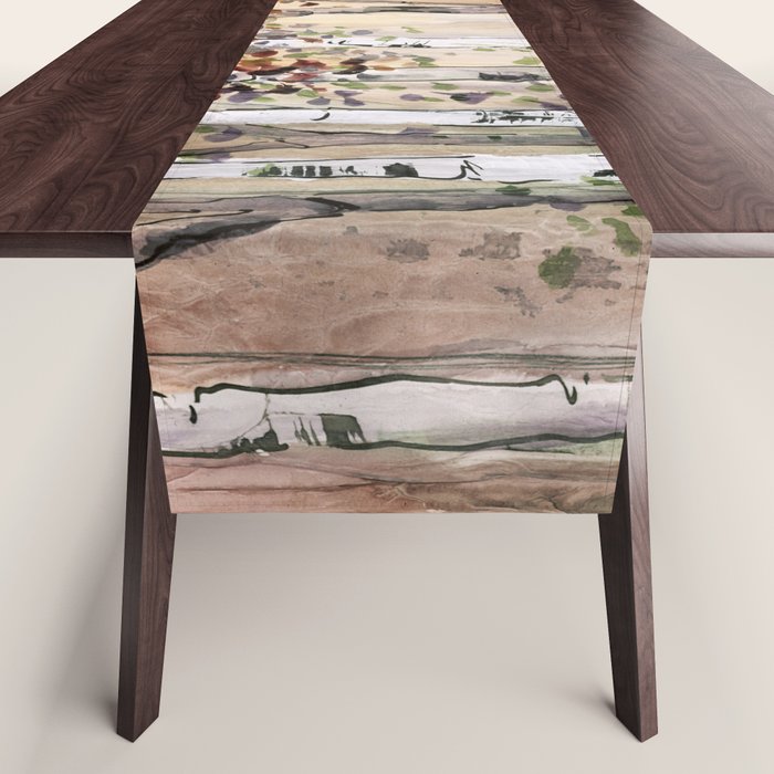 Autumn in Michigan -part of 4 season collection Table Runner Gallery Image 1