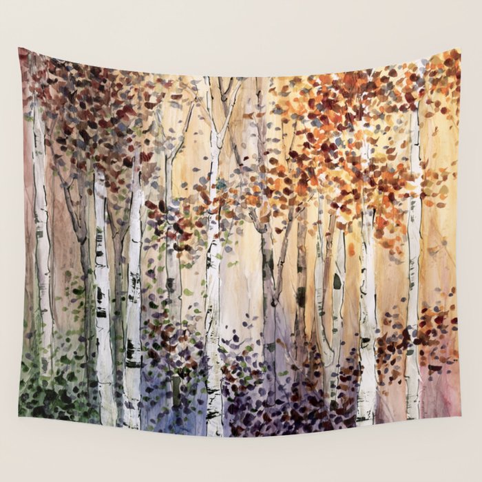 Autumn in Michigan -part of 4 season collection Wall Tapestry Gallery Image 4