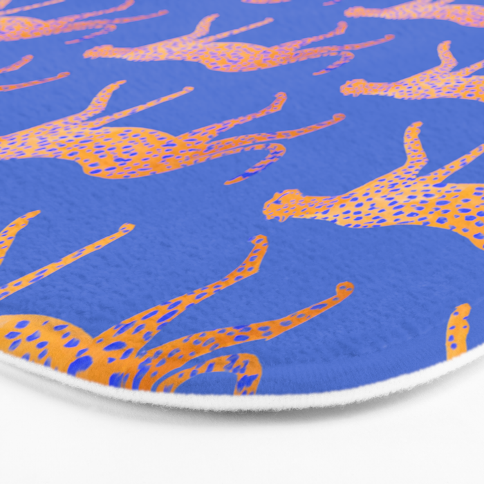 Leopard - Orange Bath Mat Gallery Image 3