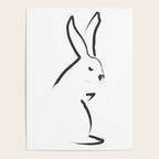 Zen Snow Bunny Poster Gallery Image 4