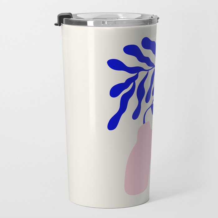 Blue Matisse Ferns II Travel Mug Gallery Image 3