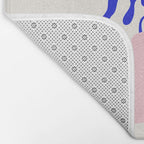 Blue Matisse Ferns II Bath Mat Gallery Image 2