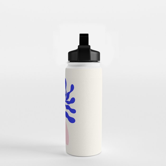 Blue Matisse Ferns II Water Bottle Gallery Image 2