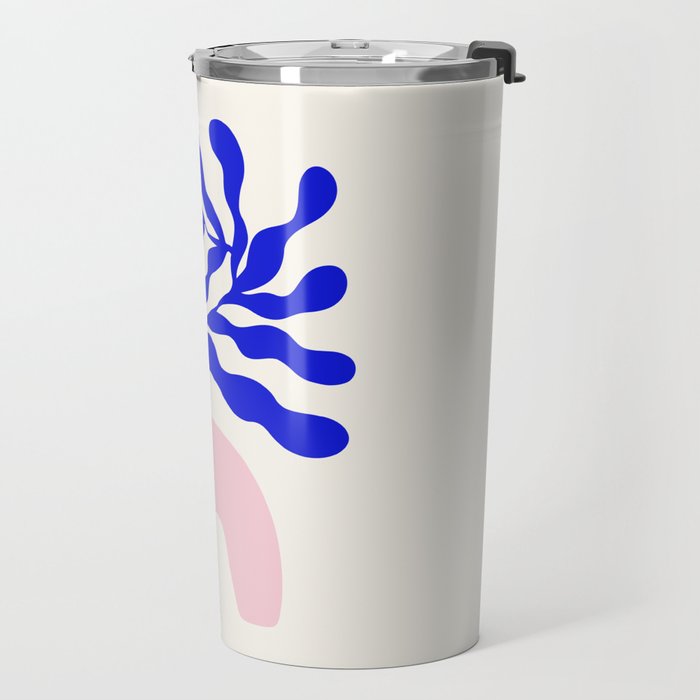 Blue Matisse Ferns II Travel Mug Gallery Image 2