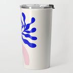 Blue Matisse Ferns II Travel Mug Gallery Image 2