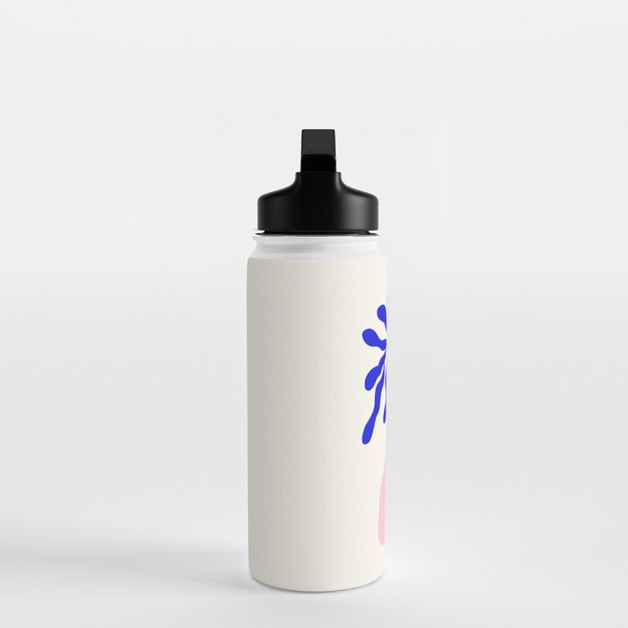 Blue Matisse Ferns II Water Bottle Gallery Image 3