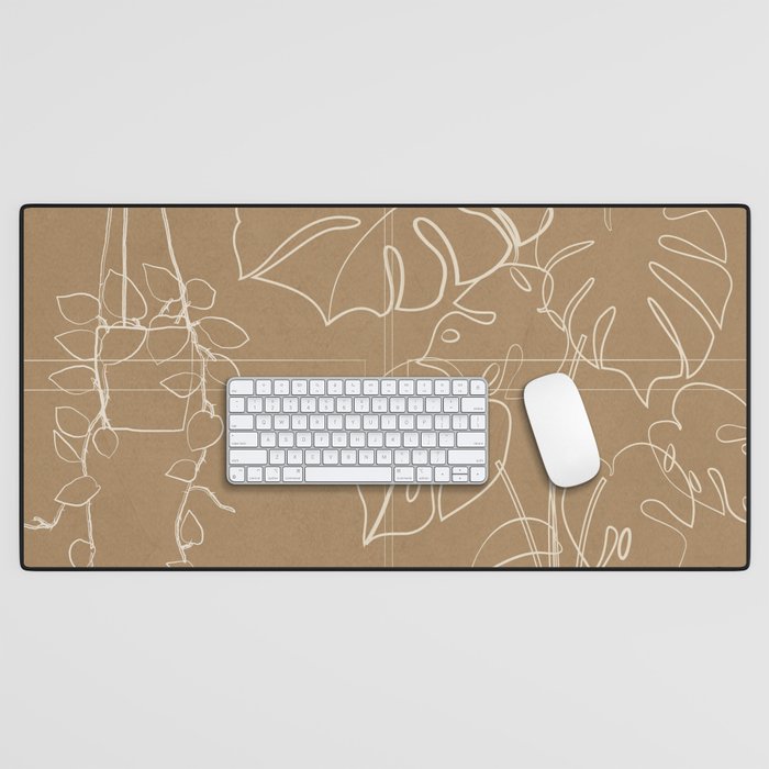 Minimal Window With Potted Plants 1 Desk Mat Gallery Image 1