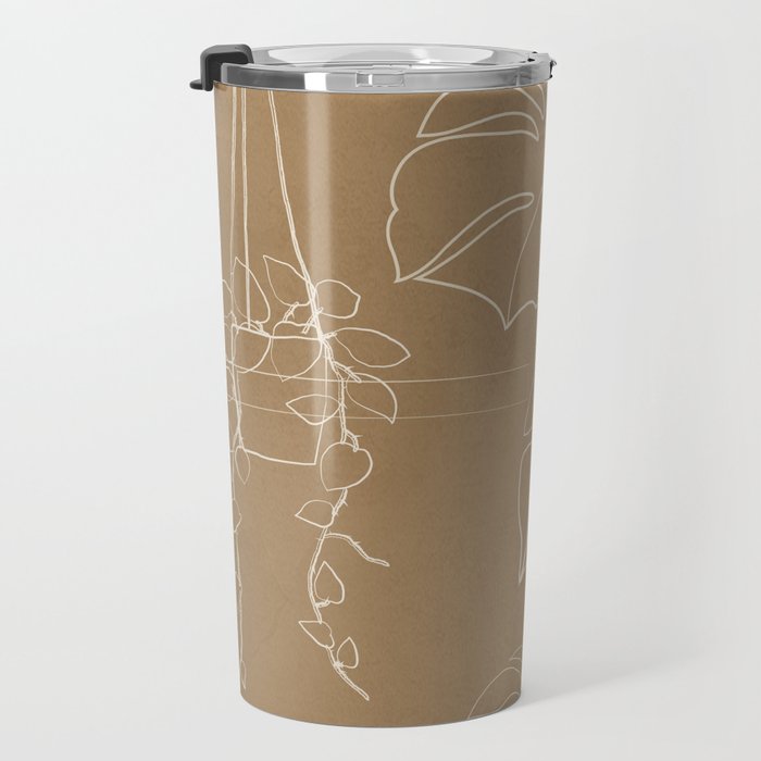 Minimal Window With Potted Plants 1 Travel Mug Gallery Image 3
