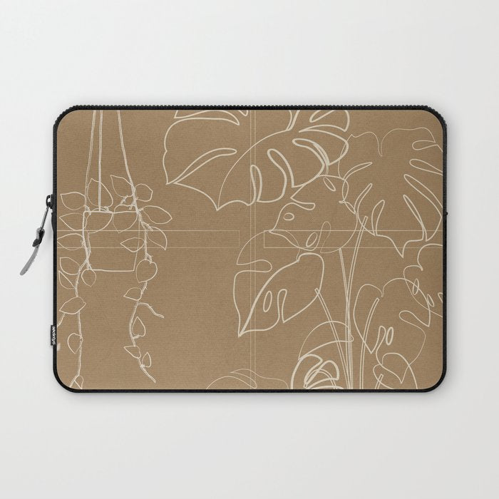 Minimal Window With Potted Plants 1 Laptop Sleeve Gallery Image 1