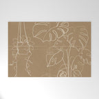 Minimal Window With Potted Plants 1 Welcome Mat Gallery Image 1
