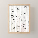 birch horizontal Mini Art Print Gallery Image 1