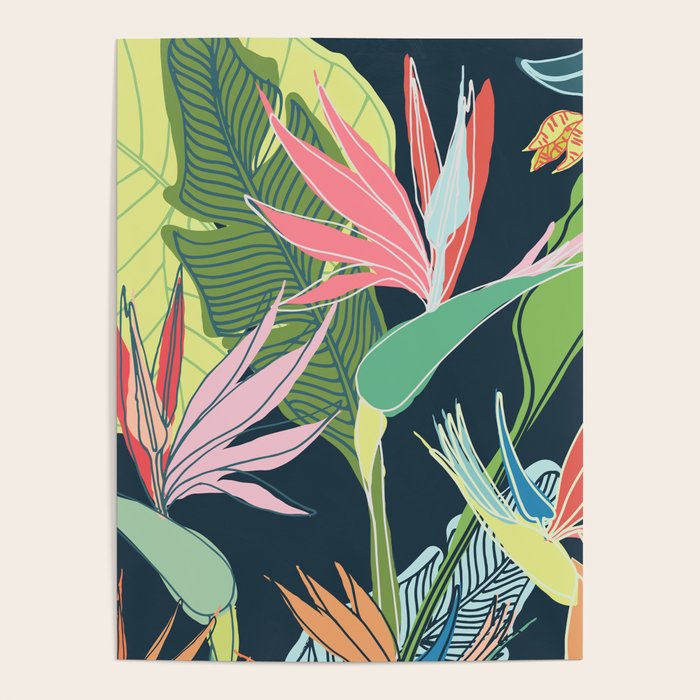 Tropical Bird of Paradise Poster Gallery Image 4