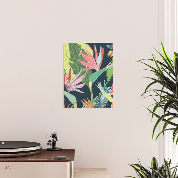 Tropical Bird of Paradise Poster Gallery Image 2