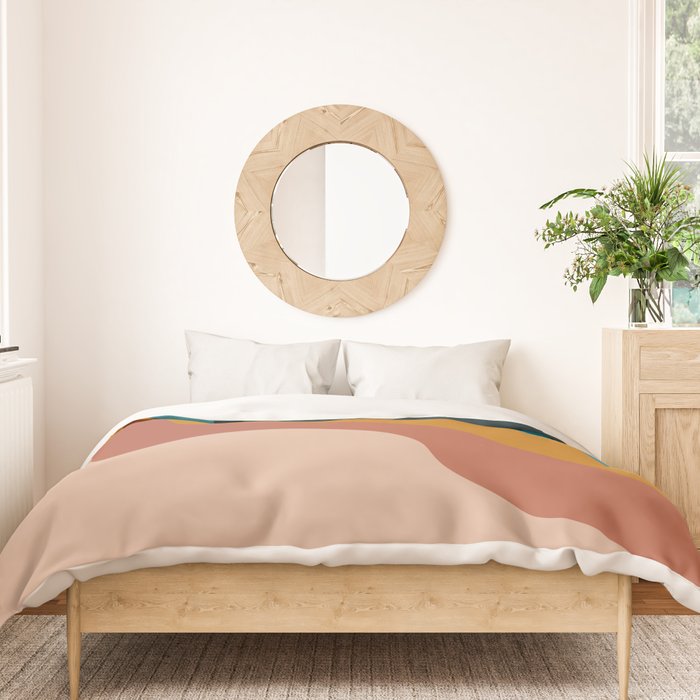 Abstract ~ Retro Duvet Cover Gallery Image 3