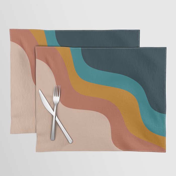 Abstract ~ Retro Placemat Gallery Image 1
