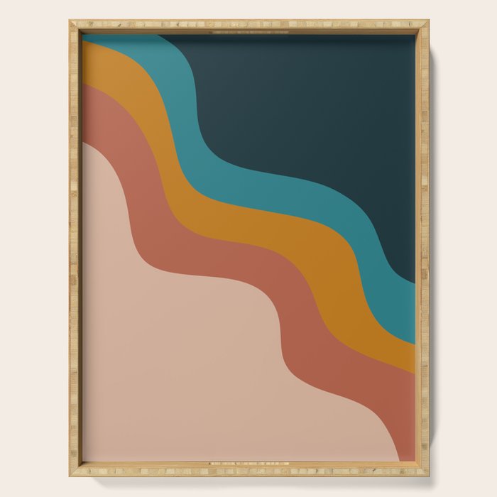 Abstract ~ Retro Serving Tray Gallery Image 1