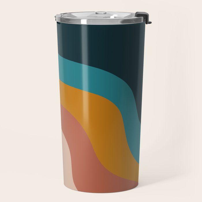 Abstract ~ Retro Travel Mug Gallery Image 2